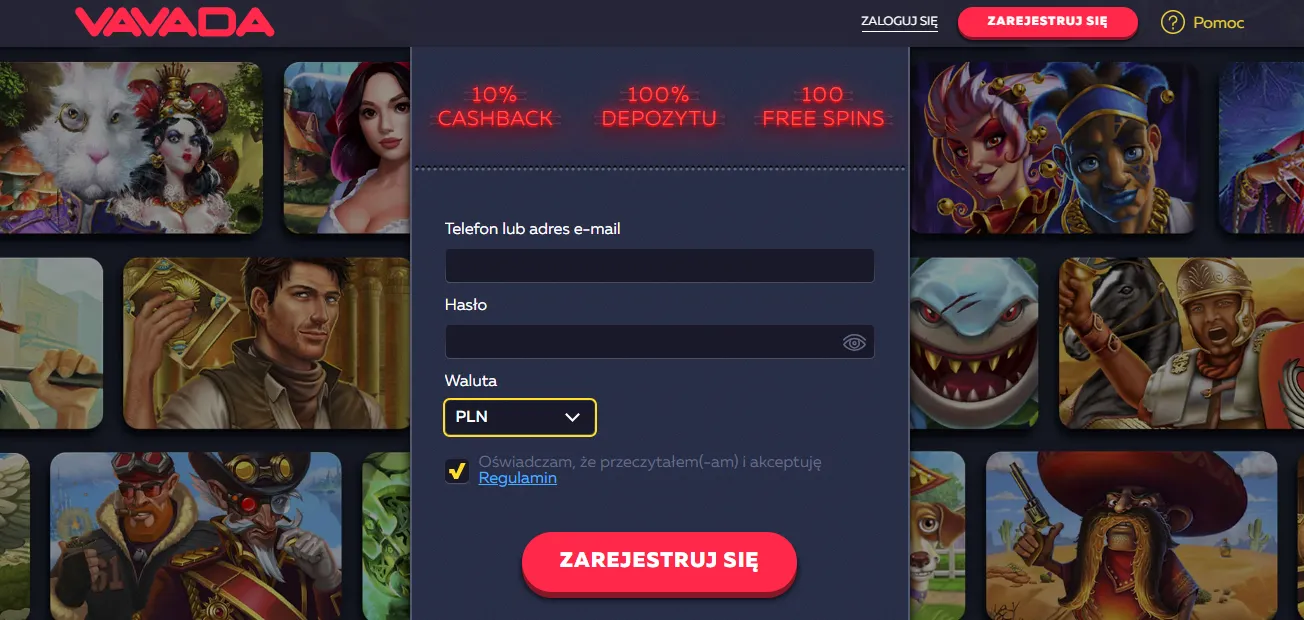 Vavada Casino Polska — bonus 100% do 4300 PLN